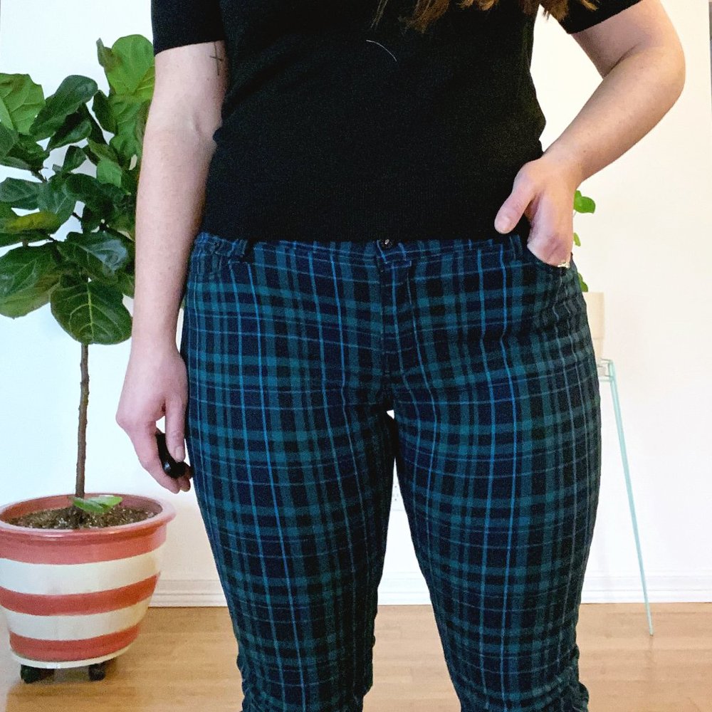 NWT Levi’s Plaid Skinny Jeans 14/32